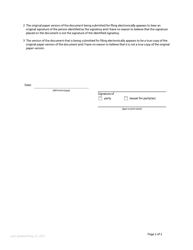 Form F96 Electronic Filing Statement - British Columbia, Canada, Page 2