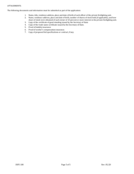 Form DSFS108 Application for Certification as a Private Firefighting Unit - New Hampshire, Page 5