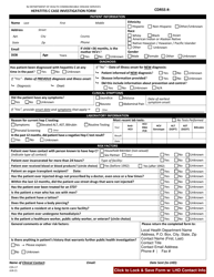 Document preview: Form CDS-17 Hepatitis C Case Investigation Form - New Jersey