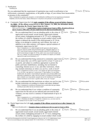 Form 10080 Supplemental Plea Form for Certain Sexual Offenses (Megan&#039;s Law/Parole Supervision for Life/Community Supervision for Life) - New Jersey (English/Haitian Creole), Page 3
