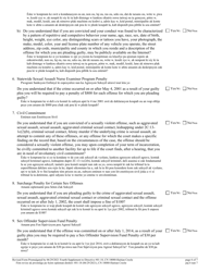 Form 10080 Supplemental Plea Form for Certain Sexual Offenses (Megan&#039;s Law/Parole Supervision for Life/Community Supervision for Life) - New Jersey (English/Haitian Creole), Page 6