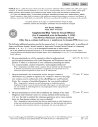 Form 11080 Supplemental Plea Form for Sexual Offenses (Use if Committed Prior to December 1, 1998) - New Jersey (English/Haitian Creole)