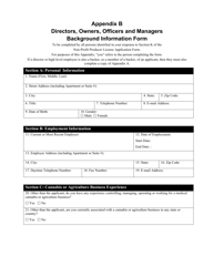 Medical Cannabis Non-profit Producer License Application Form - New Mexico, Page 11