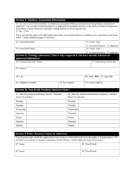 Medical Cannabis Non-profit Producer License Application Form - New Mexico, Page 3