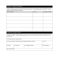 Medical Cannabis Non-profit Producer License Application Form - New Mexico, Page 6