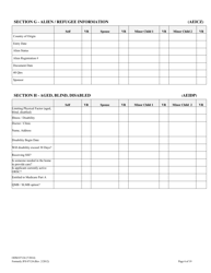 Form ODM07124 Eligibility Information Worksheet for Nursing Home and Home &amp; Community Based Services (Hcbs) Waivers - Ohio, Page 6
