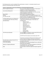 Instructions for Form ODM06723 Designation of Authorized Representative - Ohio, Page 3
