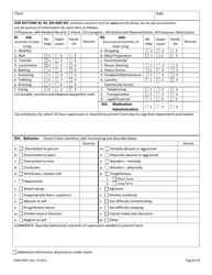Form ODM03697 Level of Care Assessment - Ohio, Page 4