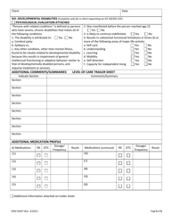 Form ODM03697 Level of Care Assessment - Ohio, Page 6