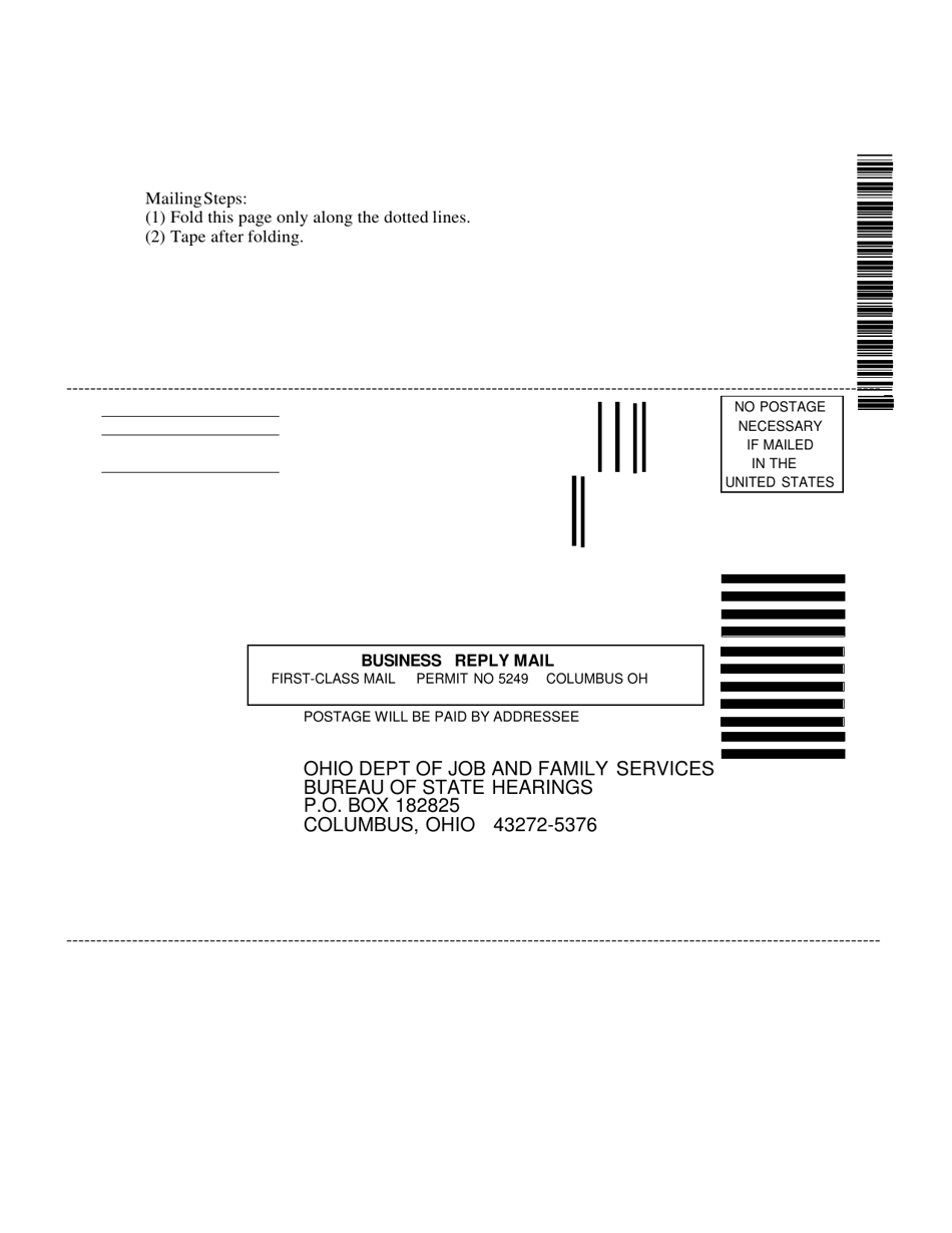 Form ODM01711 Notice of Denial of Your Request to Terminate Membership in Your Managed Care Plan for just Cause From the Bureau of Managed Care - Ohio, Page 4