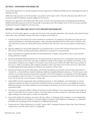 Form ODM03623 Ohio Medicaid Provider Agreement for Long Term Care Facilities - Ohio, Page 2