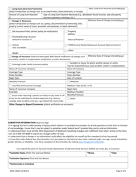 Form ODM10203 Report a Change for Medical Assistance - Ohio, Page 2