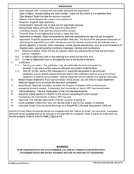 934 AW Form 30 Comm/It Work Request, Page 2