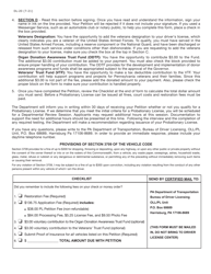 Form DL-20 &quot;Probationary License (Pl) Petition&quot; - Pennsylvania, Page 3