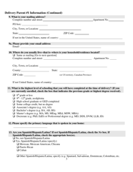 Form VR-1H Parent&#039;s Worksheet for Child&#039;s Birth Certificate - Rhode Island, Page 3
