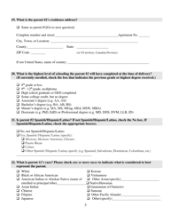 Form VR-1H Parent&#039;s Worksheet for Child&#039;s Birth Certificate - Rhode Island, Page 5