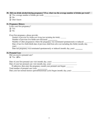 Form VR-1H Parent&#039;s Worksheet for Child&#039;s Birth Certificate - Rhode Island, Page 7