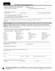Application for Health Coverage &amp; Help Paying Costs - Tennessee, Page 12