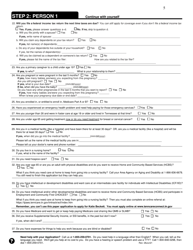 Application for Health Coverage &amp; Help Paying Costs - Tennessee, Page 5