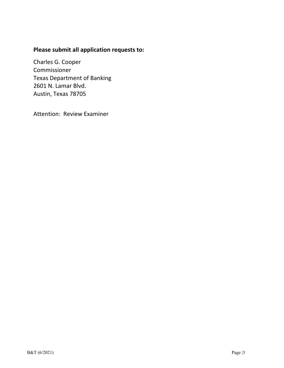 Application to Hold Nonparticipating Royalty Interest as Personal Property - Texas, Page 3