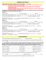 Formulario CCS-950 Solicitud De Asistencia Para Cuidado Infantil - South Dakota (Spanish), Page 4