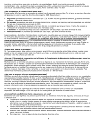 Formulario CCS-950 Solicitud De Asistencia Para Cuidado Infantil - South Dakota (Spanish), Page 8