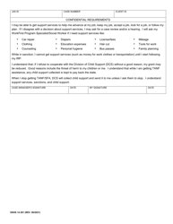 DSHS Form 14-381 Individual Responsibility Plan (Irp) - Washington, Page 2