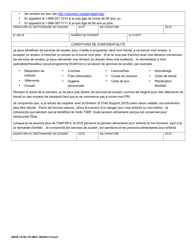 DSHS Form 14-381 Individual Responsibility Plan (Irp) - Washington (French), Page 2