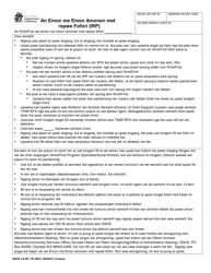 Document preview: DSHS Form 14-381 Individual Responsibility Plan (Irp) - Washington (Trukese)
