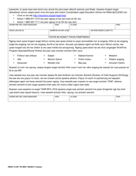 DSHS Form 14-381 Individual Responsibility Plan (Irp) - Washington (Trukese), Page 2