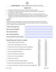 Txmas Offer Packet Application Checklist - Texas, Page 2