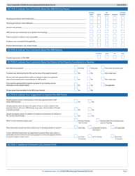 Form 50-823 Appraisal Review Board Survey - Texas, Page 2