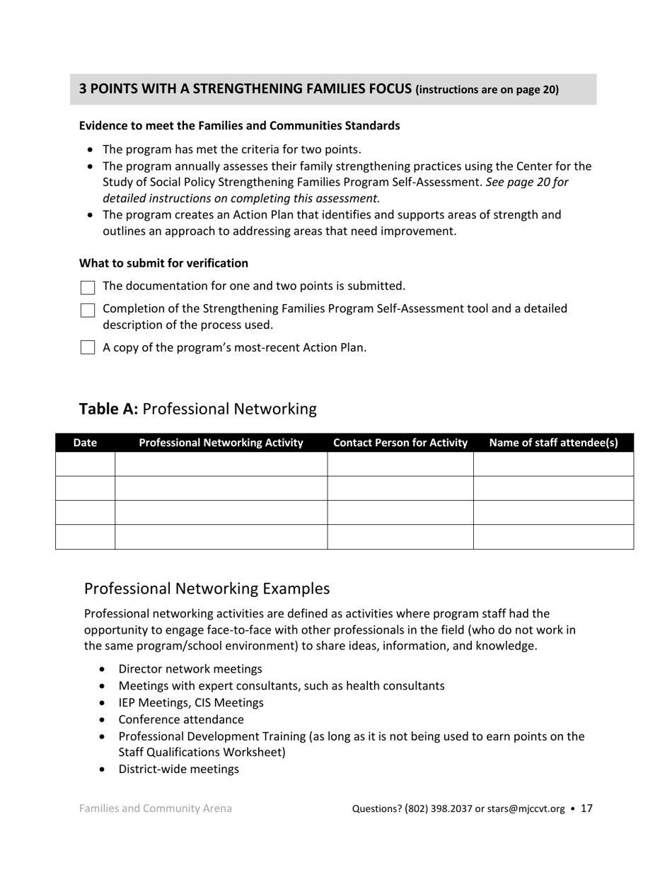 Public School Operated Pre-k Programs Stars Application - Vermont, Page 17