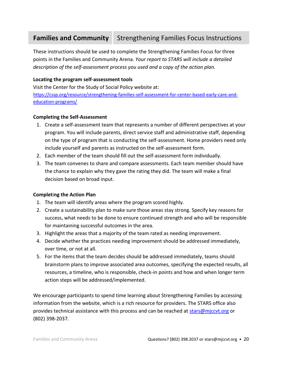 Public School Operated Pre-k Programs Stars Application - Vermont, Page 20