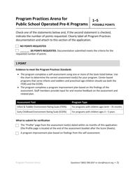 Public School Operated Pre-k Programs Stars Application - Vermont, Page 21