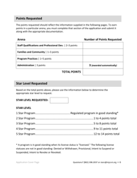 Public School Operated Pre-k Programs Stars Application - Vermont, Page 6