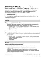 Registered Family Child Care Programs Stars Application - Vermont, Page 24