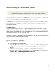 Registered Family Child Care Programs Stars Application - Vermont, Page 3