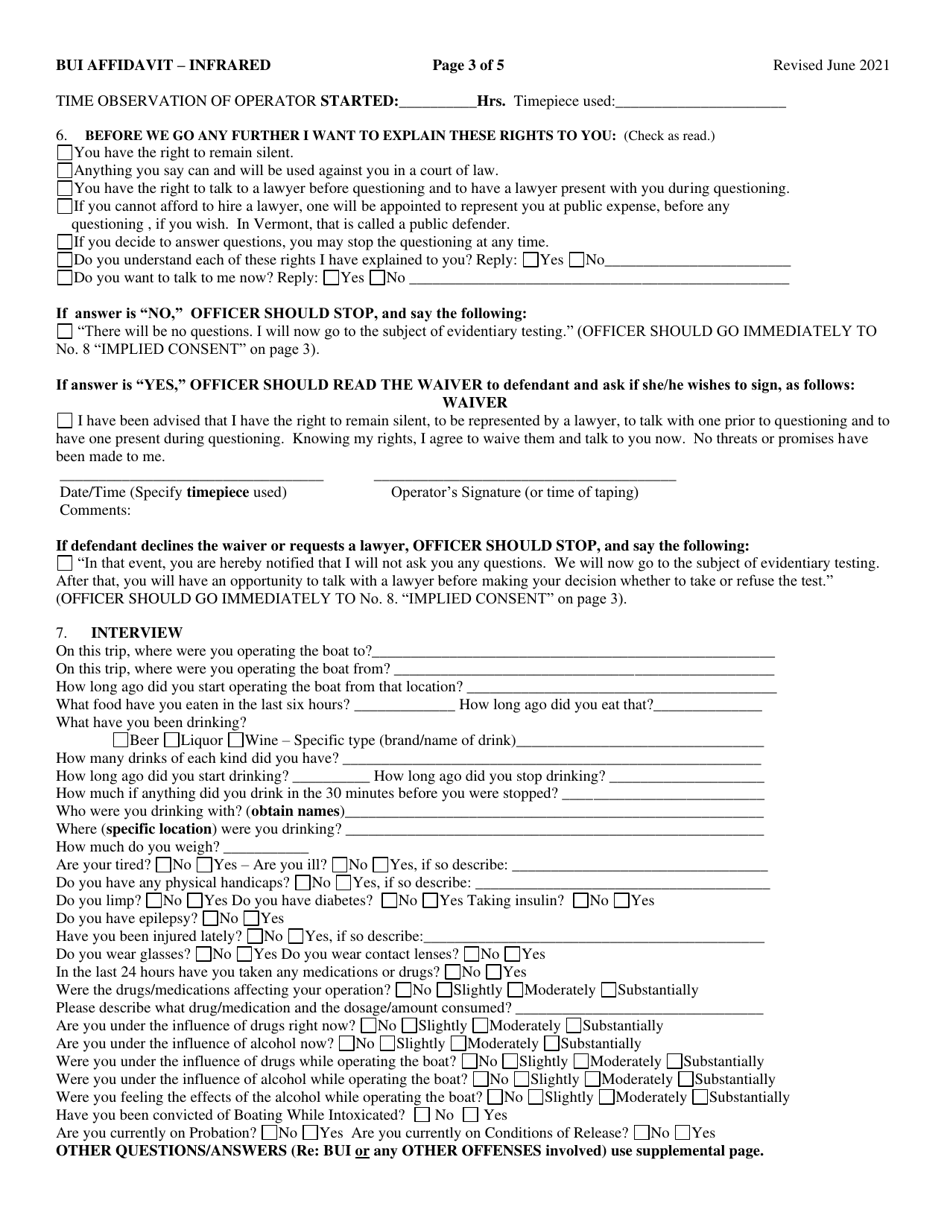 Bui Affidavit - Infrared - Vermont, Page 3