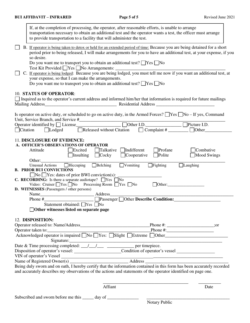 Bui Affidavit - Infrared - Vermont, Page 5