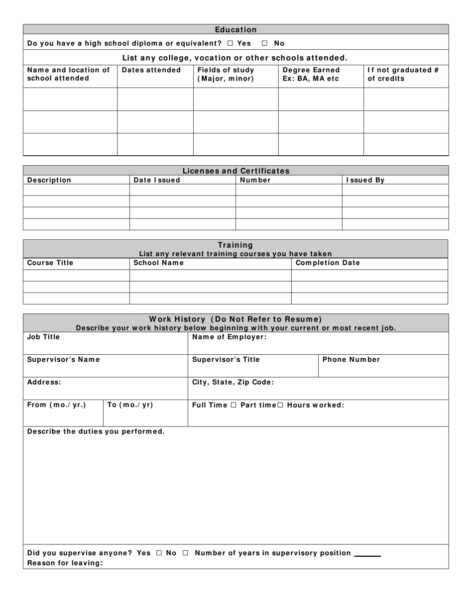Part A Vermont Judicial Branch Employment Application - Vermont, Page 2