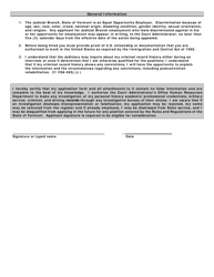 Part A Vermont Judicial Branch Employment Application - Vermont, Page 5