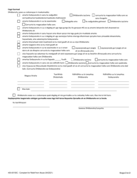 Form 400-00150C Complaint for Relief From Abuse - Vermont (Somali), Page 2