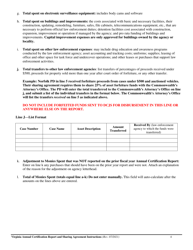 Instructions for Forfeited Asset Sharing Program (Fasp) Annual Certification Report and Sharing Agreement - Virginia, Page 4