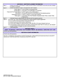 DCYF Form 10-114 Adoption Data Card - Washington, Page 4
