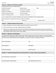 Form 3231 Crisis Stabilization Unit (Csu) License Renewal Application - Texas, Page 3