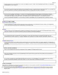 Form IMM0109 Application to Become a Sponsorship Agreement Holder - Canada, Page 3
