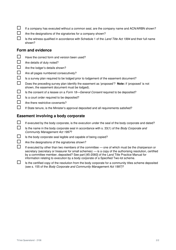 Form 9 Preparation Checklist- Easement (In Gross) - Queensland, Australia, Page 2