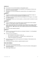 Form 14 Preparation Checklist - General Request and First Community Management Statement - Queensland, Australia, Page 3