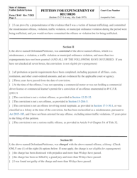 Form CR-65 Petition for Expungement of Records - Alabama, Page 2